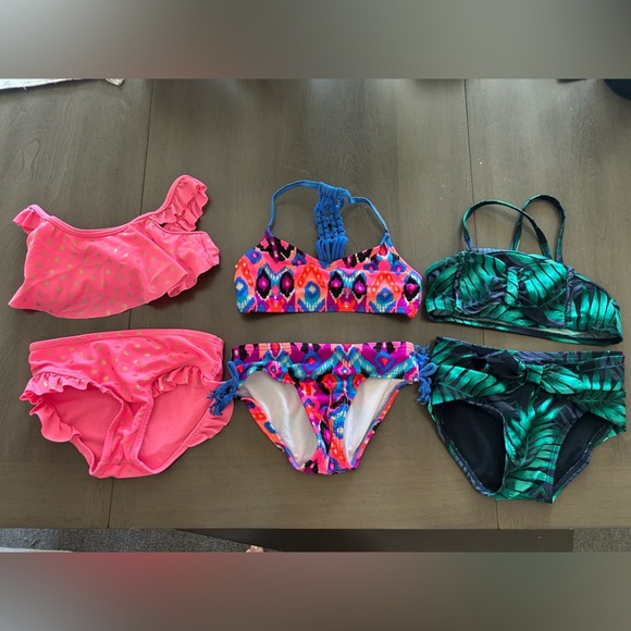 Hula Star Other - Lot of 3 bikini swimwear sets for girls size 4T